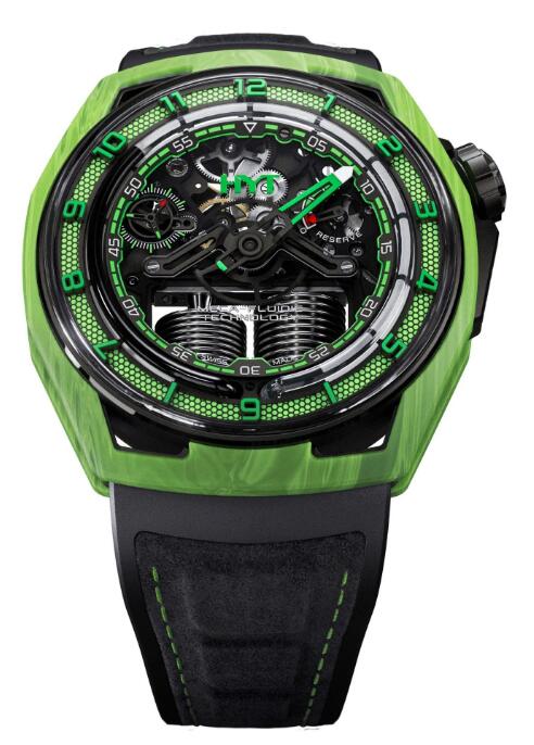 Review Replica HYT Hastroid Green Laser H02755 watch